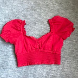 Red Alice and Olivia blouse